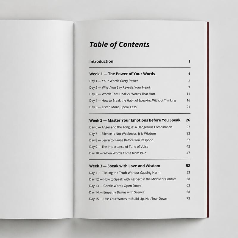 STAY SILENT: A 30 Day Challenge to Transform the Way You Speak